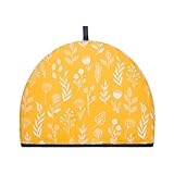 Tea Cosy Teapot Cover Warmer for Small Medium Large Tea Pot Cosies 6 cups Insulated Novelty 35x27x3 cm Large Funny Gift Birthday Christmas Kitchen Home Gift Retro Meadow