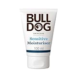 Bulldog Skincare Sensitive Face Moisturiser for Men, Fragrance Free, Specially Formulated for Sensitive Skin, Provides 24-Hour Hydration, 100ml