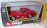 Corgi Burago MERCEDES.BENZ 300SL 1954 Red vehicle 1:24 scale diecast model