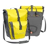 VAUDE Aqua Back Plus bike pannier bag, 2 x rear bike rack bag waterproof, 51 liters total volume, cycling bag rear, easy mounting - Made in Germany