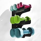 meollo | Weight Rack | 3 Levels | 100% Steel | Made in Europe | Dumbbell Rack | Home Gym Equipment | Fitness Equipment | Weight Storage Racks | Dumbell Rack | Home Gym Accessories