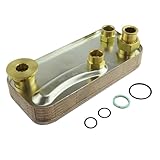 HTS Heat Exchanger Compatible with Worcester Bosch 24CDI 26CDI & RX2 RSF & 26CDI Xtra Domestic Plate Heat Exchanger with Seal O'Rings Kit 87161429000