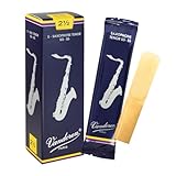 Vandoren Traditional Tenor Saxophone Reeds - Box of 5 - Strength 2.5
