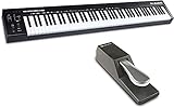 M-Audio Keystation 88 MK3 + Sustain Pedal Bundle - 88 Key MIDI Keyboard Controller + M-Audio SP-2 Universal Sustain Pedal