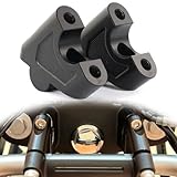 REARACE Motorcycle Handlebar Risers, 7/8" 22mm Offset Handlebar Risers Mount Clamp Kit 30mm Height Compatible with Royal Enfield Himalayan 2018-2023/Himalayan Scram 411 2022-2023/350 Hunter 2022-2023