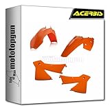 acerbis 0008194.010 plastic kit orange compatible with ktm exc 125 2004 mototopgun