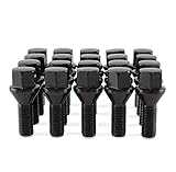 20 x Black Chrome Wheel Bolts for Vauxhall VX220 PN.SFP-20BM17B185