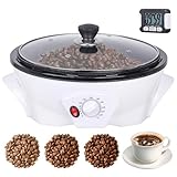 YUCHENGTECH Coffee Roaster Machine with Timer 500g Electric Coffee Roasting Machine Home Coffee Roasters 0-240℃ Temperature Adjustable Electric Coffee Bean Roaster Machine for Cafe Shop Home Use 220V