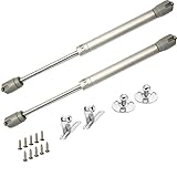 ZFYQ Gas Struts, 80N Gas Spring Cabinet Door Hinges Lift Up for Kitchen Furniture Cupboard Wardrobes, 2 Pack