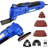 Electric Oscillating Multi Tools, 280W 22000RPM Corded Multi Tool with Saw Blade, Sanding Paper, 3°Oscillation Angle Quick-fit Blade,Oscillating Saw Accessories Kit for Details Sander, Cutter, Grinder