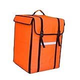 Backpack Pizza Takeaway Delivery Bags Hot Food Cycle Moped Bike Thermal Takeaway Backpack T9 (Orange)