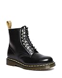Dr. Martens Unisex-Adult Vegan 1460 Fashion Boot, Black Norfolk Flat, 8 Women/7 Men