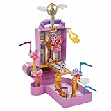 My Little Pony Mini World Magic Compact Creation Zephyr Heights Toy - Portable Playset with Princess Pipp Flower Blossom Pony for Children from 5 Years, Multicoloured, F5247, 5.1 x 20.3 x 16.5 cm