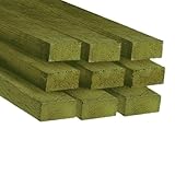 4 X 2 Timber (47 X 100MM) C16 Sawn Treated Timber 3.6MTR - Pack of 10