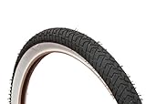 CURIO UK BLACK W/WHITEWALL BMX TYRE 20 X 2.125 LS214 RAMP STREET THREAD