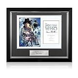 Exclusive Memorabilia Tom Baker Signed Doctor Who Poster. Deluxe Frame