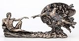 Veronese Design 4 1/2 Inch Genesis The Creation of Adam Sistine Chapel Michelangelo Great Art Cold Cast Resin Bronze Finish Sculpture Statue