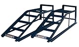 Pair of Heavy Duty Metal 2.5 Tonne (2500kg) Extra Wide Car Maintenance Ramps