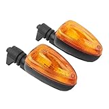 RTSMD Motorcycle Indicator Lights Flasher Lamp For BMW R1200GS G450X K1300S K1200R F800GS F650GS R1200R F800ST F800S K1200S Waterproof Indicators(Amber)