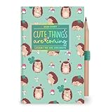Legami - Mini 2026 Hedgehog 2-Day Photo Diary, 12 Months, Address Book and Pencil Included, Elastic Closure, Diary from January 2026 to December 2026, in FSC Certified Paper, 7 x 10 cm