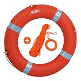 Andes 2.5kg Adult Life Ring Buoy Orange Life Saving Swimming Pool Equipment EC Approved