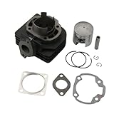 70cc Big Bore Cylinder Block Kit For Aprilia Habana Custom 50 Mojito Retro 50cc AC 2T Engine Parts Accessories