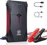 Car Jump Starter, FLYLINKTECH 4000A 12V Portable Car Battery Booster Jump Starter Power Pack (up to 9.0L Gas Or 8.5L Diesel Engine), Power Bank with LED Flashlight, IP67