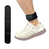 AMMKRO Soft Adjustable Wear Ankle Strap Band with Mesh Pouch Compatible with Fitbit Zip/Ace 3/Alta/Sense 2/Inspire 3/Charge 5/Runlio/Samsung/Garmin vivosmart 4/5 Fitness Tracker (13 inches)