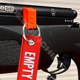 Design Chimps BSA Gamo Air Rifle Safety Flag - Blank Magazine - Includes High Visibility EMPTY CHAMBER Keyring for Air Gun Range