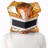 ougist Anti-Fire Escape Smoke Mask, Full Face Respirator for Dust & Fumes, Emergency PPE for Home Survival & Rescue