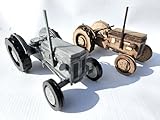 Little Grey Fergie Tractor Self Assembly Wooden Kit, Massey Ferguson TE20 Model