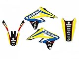 BLACKBIRD Graphic Stickers Moto Cross Suzuki Rmz 250 2007 2008 2009 Graphic Spoilers + Fenders
