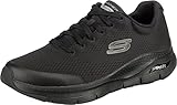 Skechers Men's Arch Fit Sneaker,Black Textile/Synthetic/Trim,8 UK
