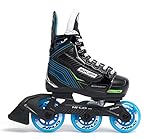Bauer S21 XLP ADJUSTABLE Youth R7-10 Inline Hockey Skates