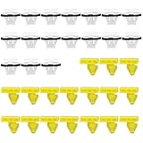 HAFRILY 40Pcs Car Wheel Arch Trim 76847JG00A 76882JG10A Plastic Retainer Fasteners Replacement for Nissan Infiniti 2011-2017 Rear Wheel Arch Trim Clips