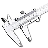 Spurtar Vernier Caliper Gauge 0-150mm 0-6" Precision Calipers Measuring Tool Accuracy 0.02mm/0.001" for DIY/Household/Industrial Use with Storage Case