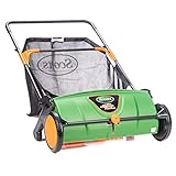 Scotts LSW70026S Push Lawn Sweeper, 26-Inch Sweeping Width, 3.6 Bushel Collection Bag