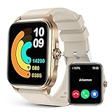 EGQINR Smart Watch for Men Women Answer/Make Calls, 1.91 HD 320 * 386 Full Touch Screen Smartwatch, Fitness Watch with Mett/Heart Rate Monitor, IP67 Waterproof Smartwatch Compatible with Android IOS