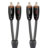 AudioQuest Tower RCA Audio Cable (2 x RCA, 2 x RCA, Copper, 1.5 m, Black)