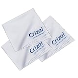 Crizal Eyeglass Cleaning Cloths – 3 Pack Premium Microfiber – Safest Cloth for AR Lenses – #1 Doctor Recommended for Eyeglasses, Screens & Cameras