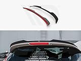Maxton Design Spoiler Wing Extension Gloss Black Abs Compatible with Ford Fiesta MK7.5 ST Black and White Edition (2013-2017)