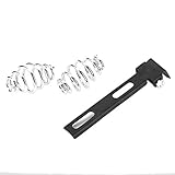 Gorgeri Motorcycle Seat Bracket,Stainless Steel Motorcycle Seat Saddle Springs Bracket Set Fit for Bobber(Black)