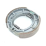 For Suzuki PE175 1978-1979 TS185 1974-1981 1975 1976 1977 1978 1979 1981 B120 1971-1977 Front Rear Brake Shoes Set with Springs Brake Pads (Color : Front Brake Shoe)