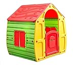 Starplast 10-561 Magical House Kids Playhouse - Indoor/Outdoor Children's Play Tent with Door & Windows, 102x90x109cm, Easy Assembly Plastic Toy House