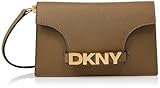 DKNY Avril Women's Wallet with Drawstring Pouch, Shitake, One Size, Clutch