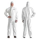 YIBER Hazmat Suit Disposable Coveralls | Full Body Painter Overalls with Hood in 7 Sizes with Multiple Specifications & Heavy-duty PPSB Material & PE Film | Safe for Countless Applications