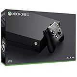 Microsoft Xbox One X 1TB Solid State Drive Gaming Console with Wirless Controller - Native 4K - HDR - Enhanced by Scorpio CPU and Fast SSD - Black (Renewed)