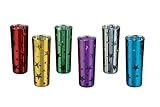Artland Set of 6 Shooting Stars Shot Glasses, Multi/Coloured, 4 x 4 x 10.5 cm