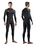 Divmystery Wetsuits for Men (14 Sizes) - Super Stretchy - 3/2mm Full Body Wet Suits for Men, Wetsuit for Surfing Diving Snorkeling Kayaking Paddleboarding Water Sports