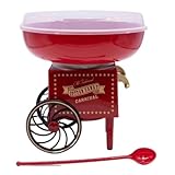 Marco Paul Candy Floss Machine 500W Retro Cart Style Cotton Candy Maker Machine for Kids & Adults Candy Floss Maker Kitchen Appliance for Birthday Party Cotton Candy Machine Christmas Gifts